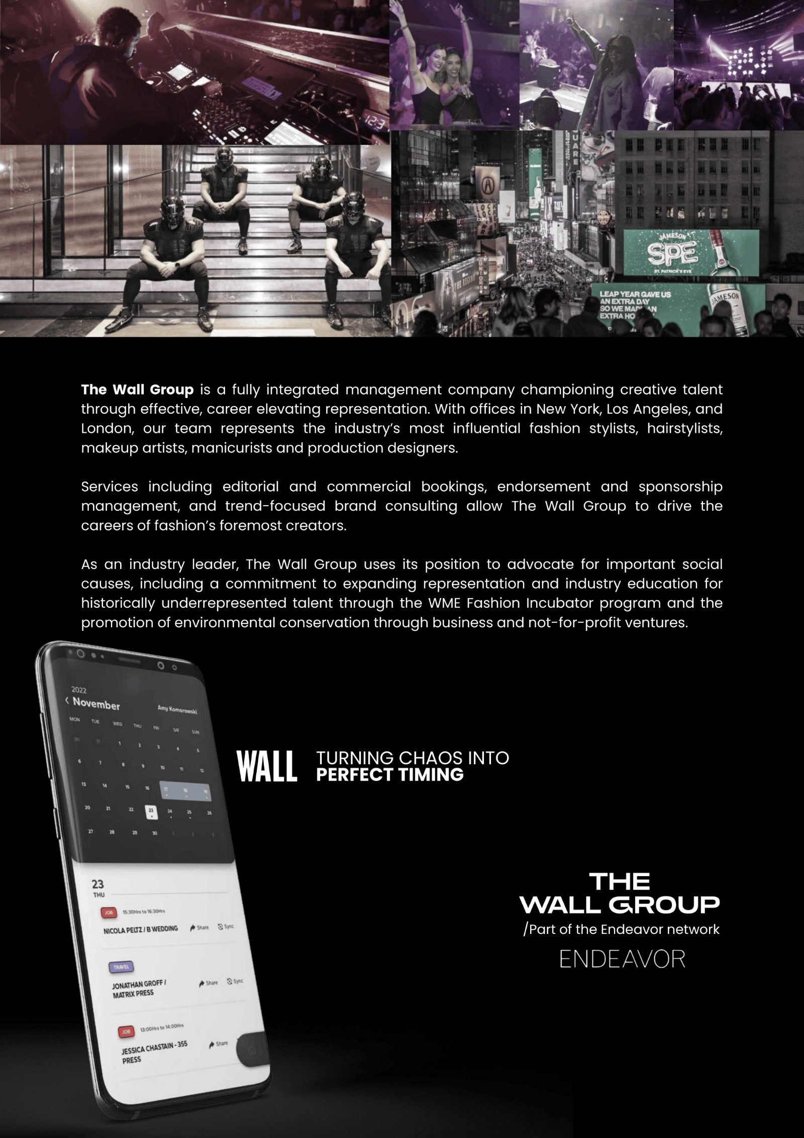 Wall App scheduling